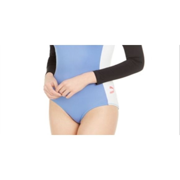 Puma Women's Xtg Bodysuits Blue Size Medium - Picture 3 of 3